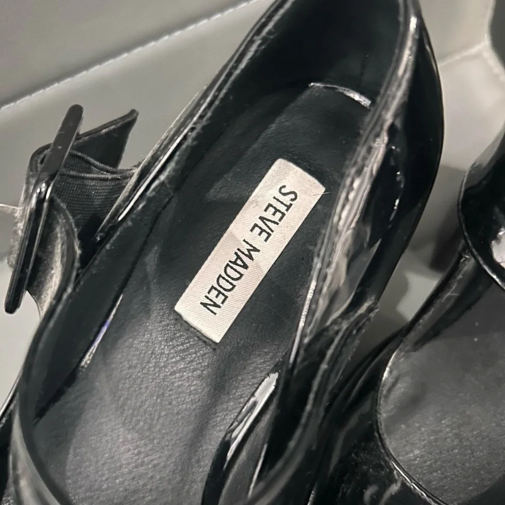 Black Platform Mary Jane Shoes